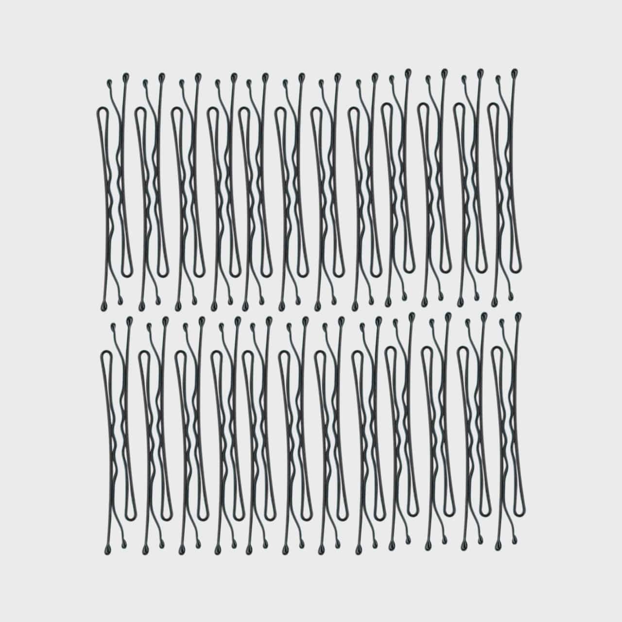 Black Bobby Pins 45pc Set - Image 2