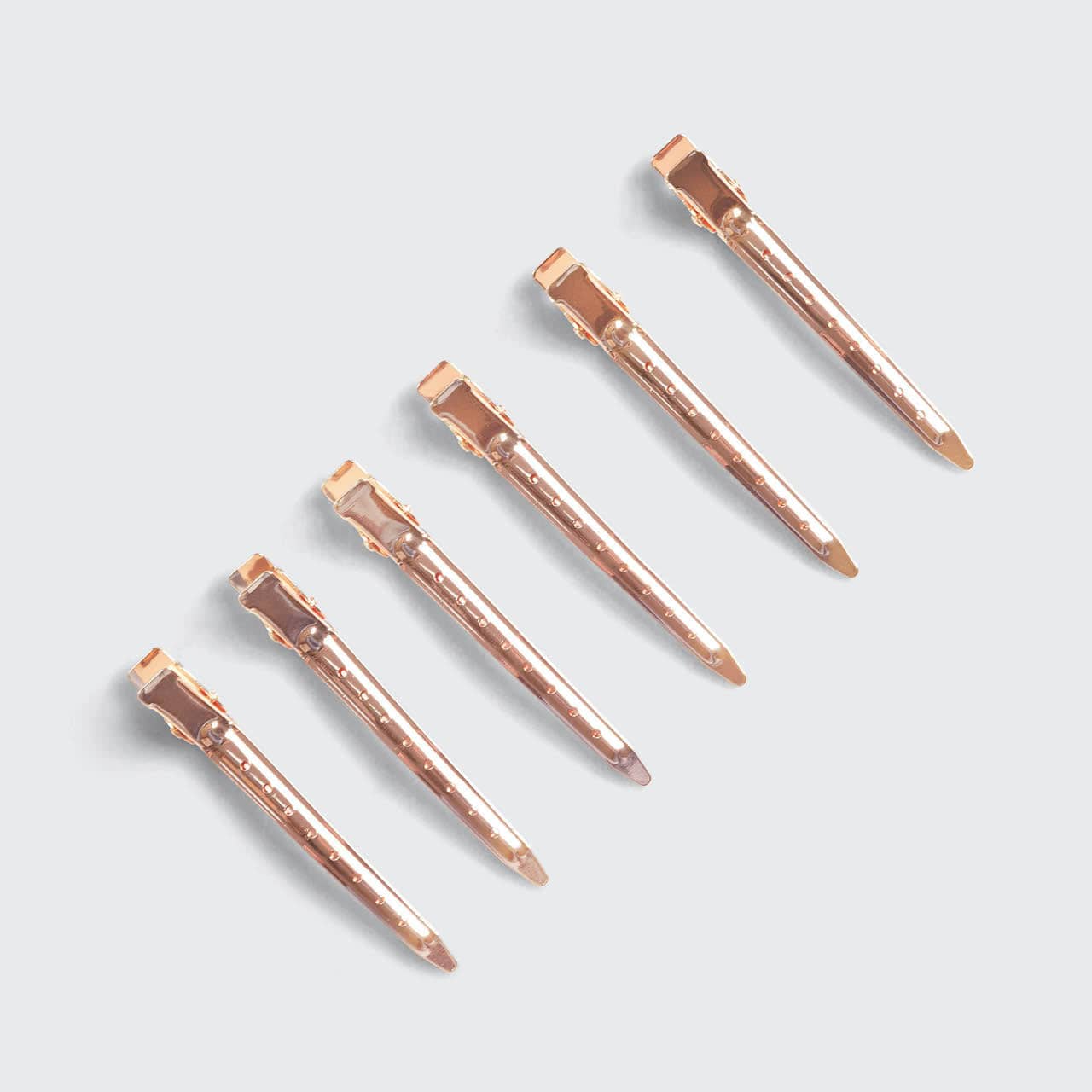 Rose Gold Styling Hair Clips 6pc Set - Image 2