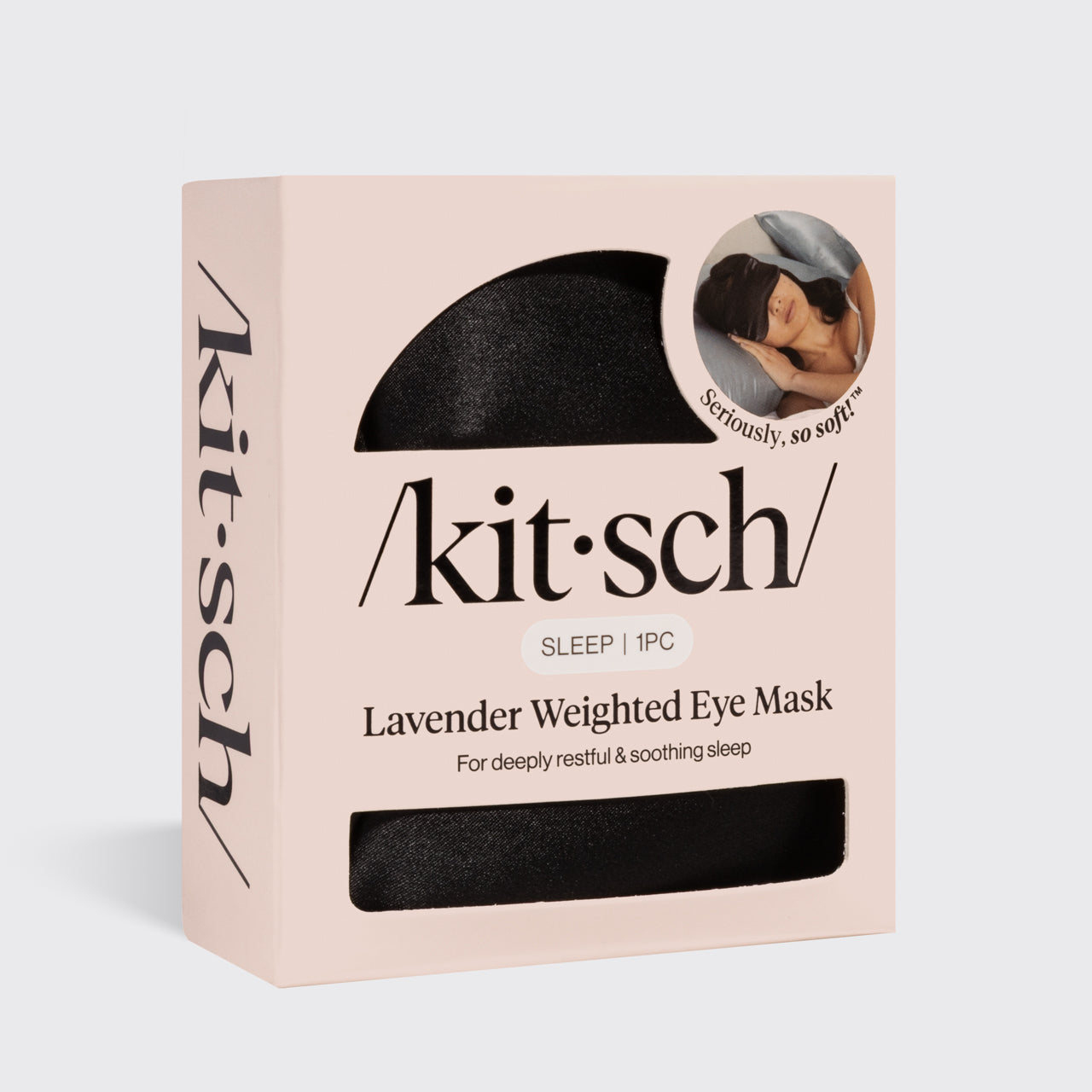 Lavender Scented Satin Weighted Eye Mask - Image 5
