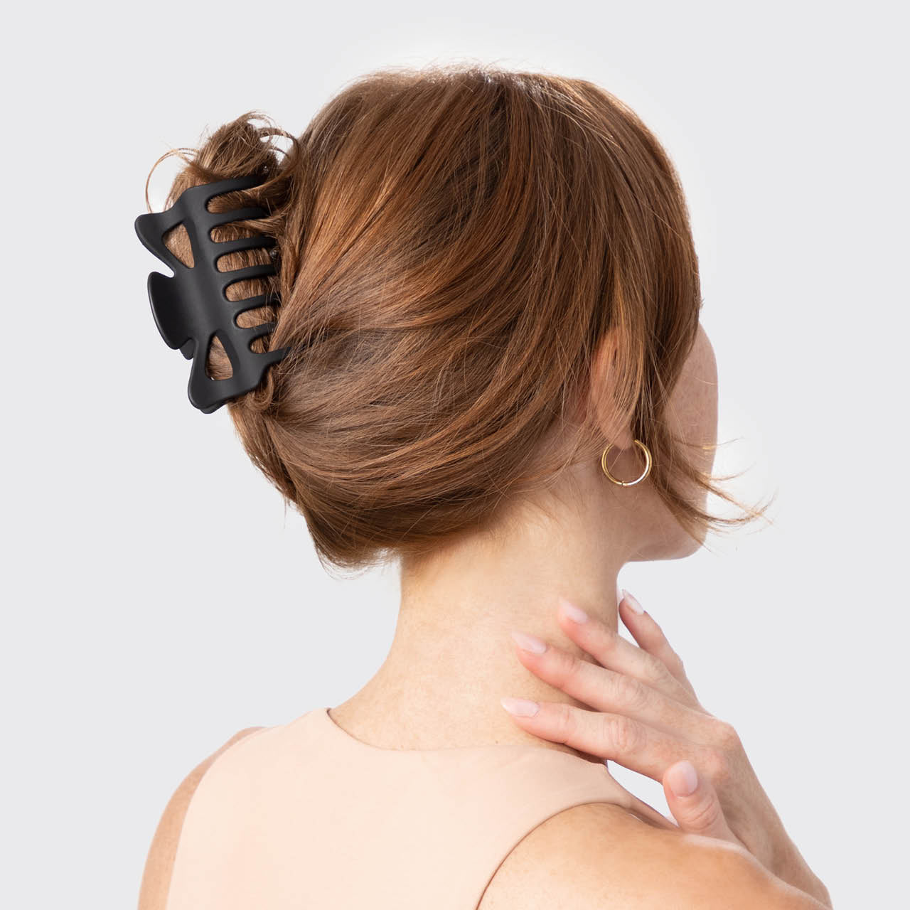 Black & Tort Claw Clips 2pc Set - Large - Image 2