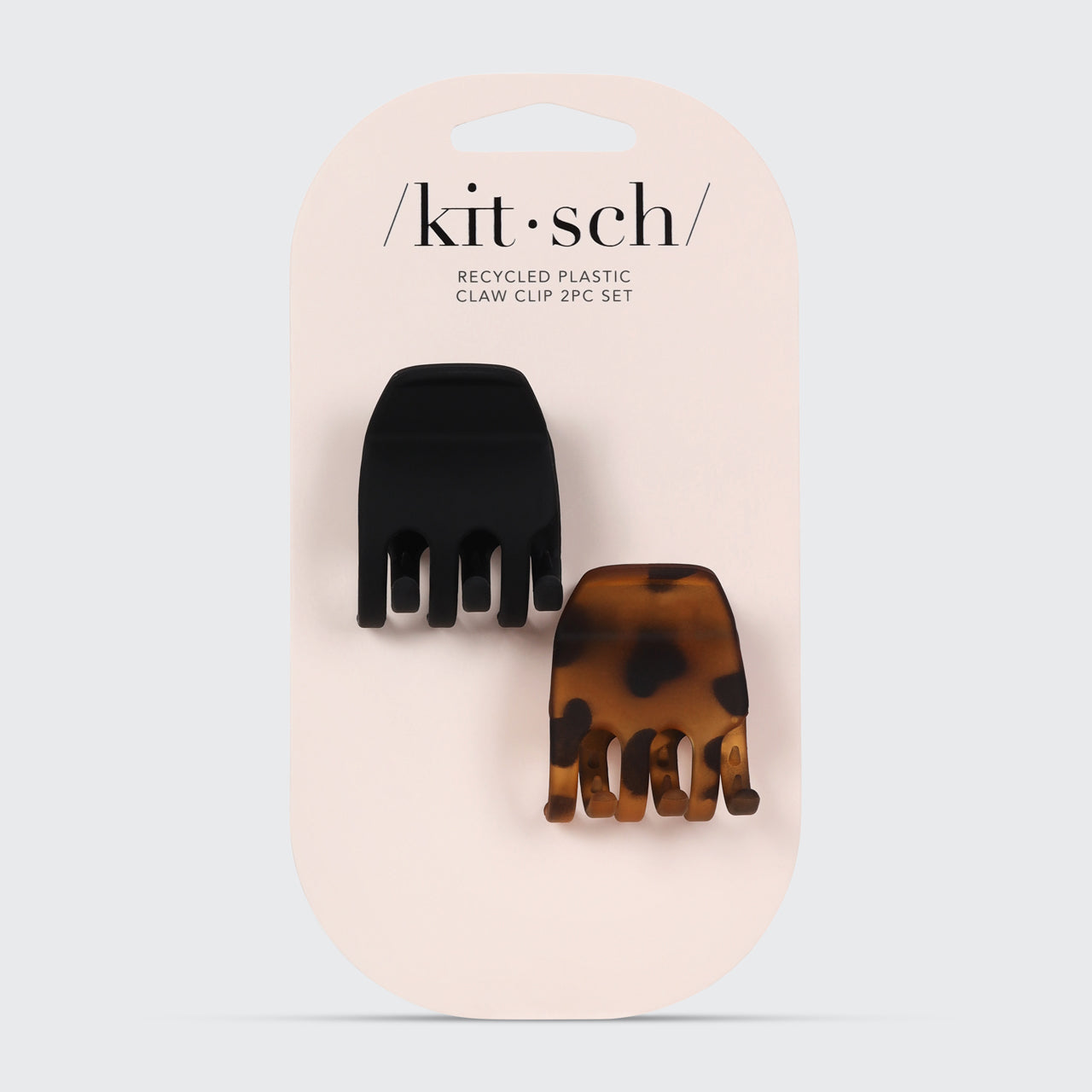 Black & Tort Claw Clips 2pc Set - Medium - Image 4