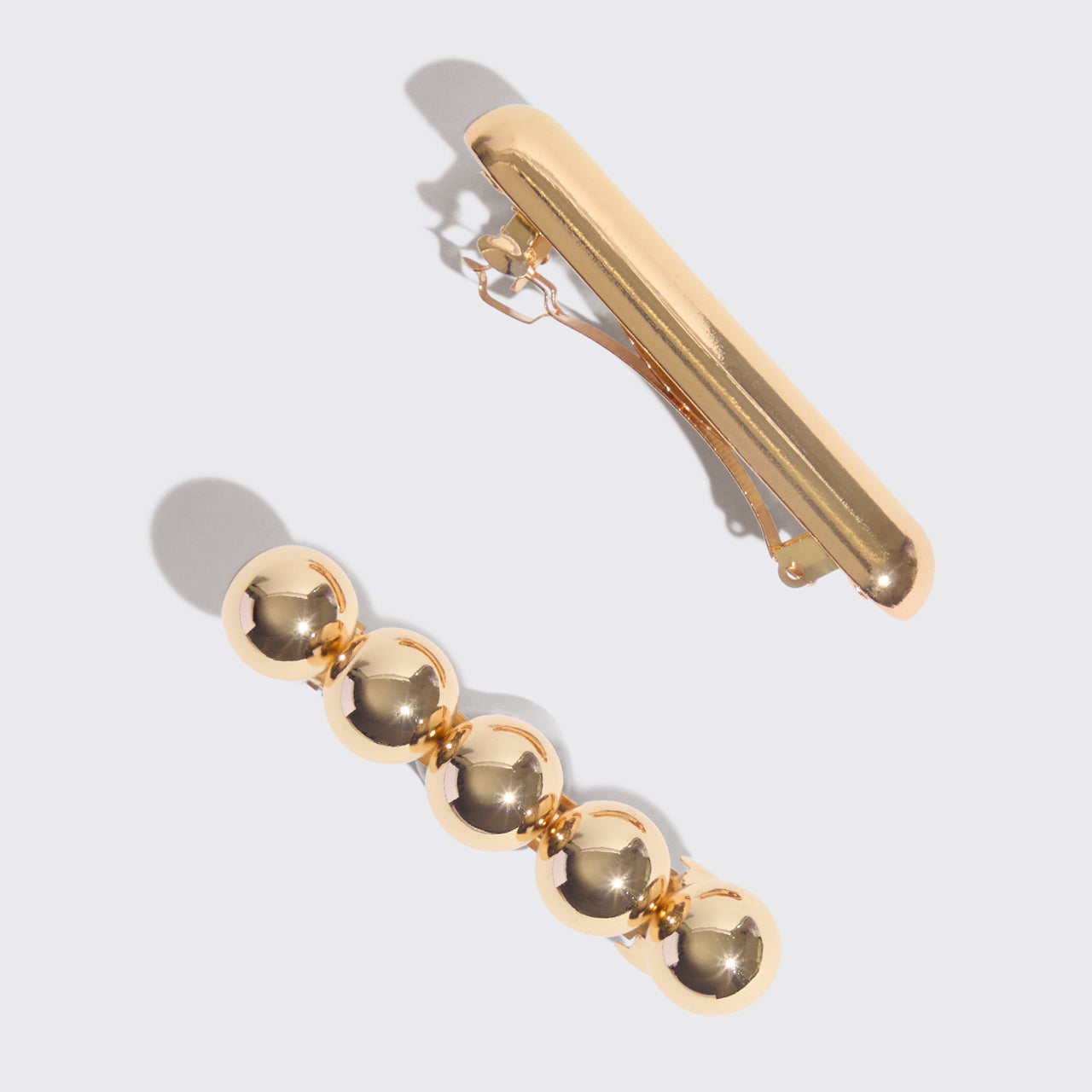 Gold Metal Barrettes - Image 3