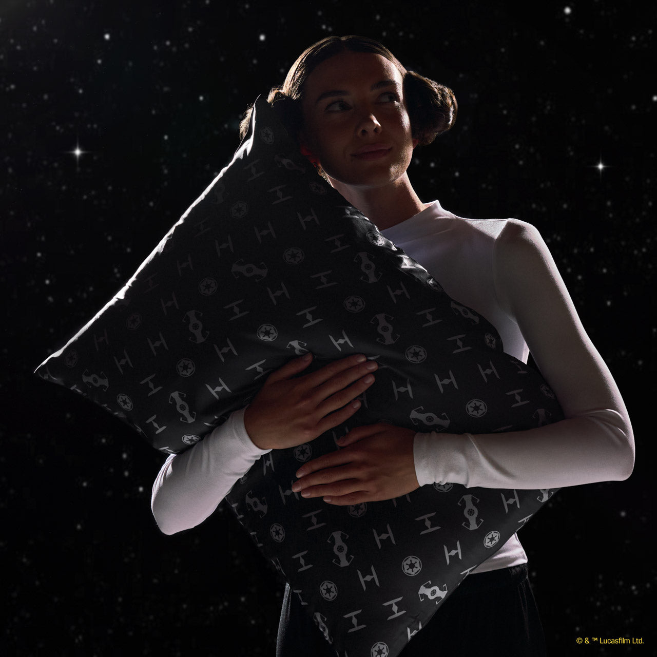 Star Wars™ & Kitsch Satin Pillowcase in Galactic Empire 2 Pack - Image 3