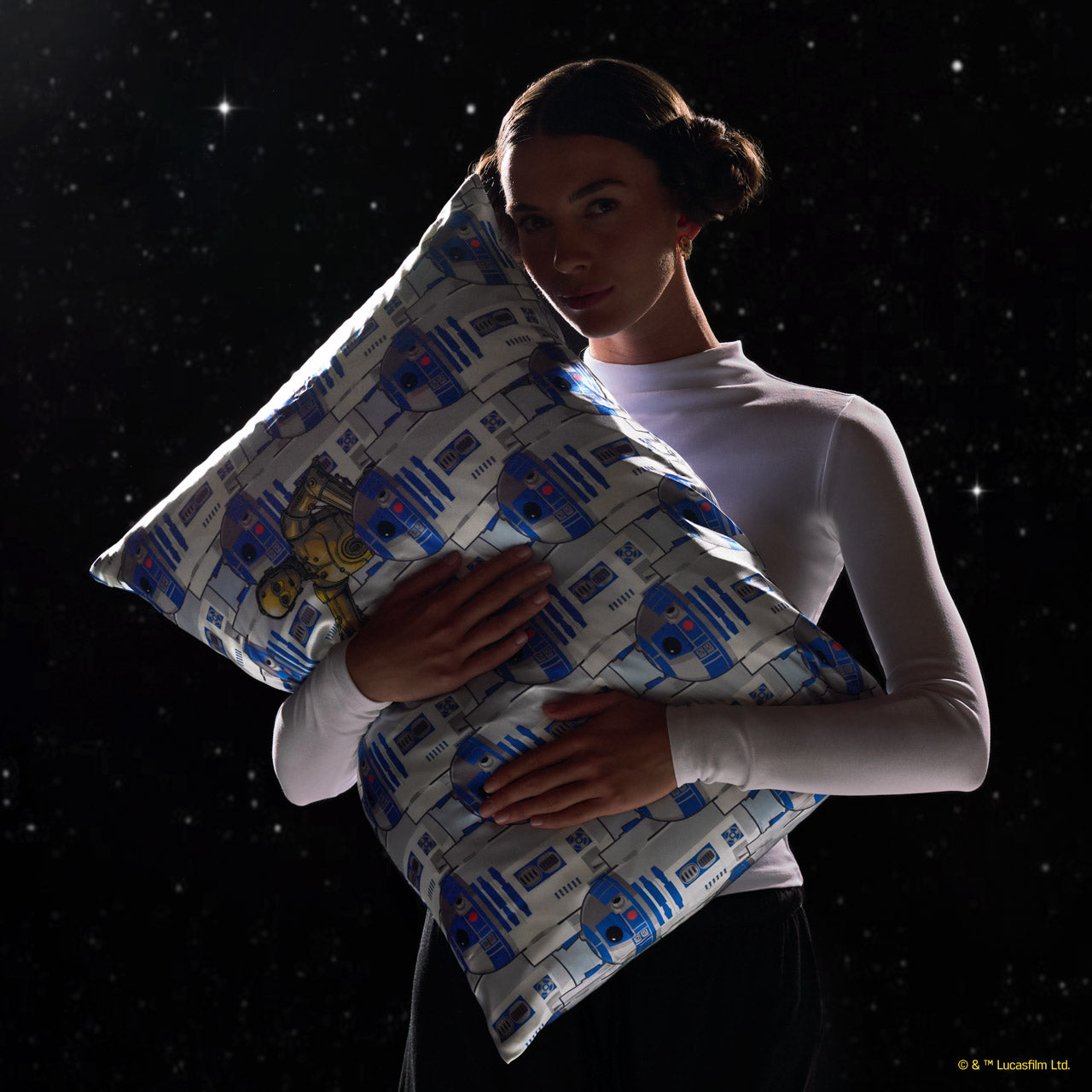 Star Wars™ & Kitsch Satin Pillowcase in R2-D2 & C-3PO 2 Pack - Image 4