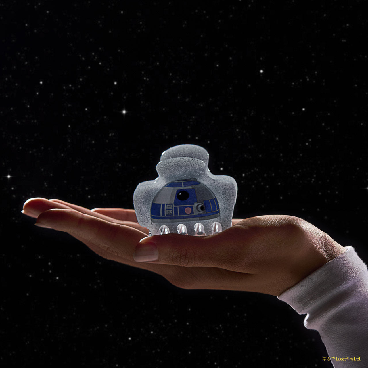 Star Wars™ & Kitsch Glitter Cloud Clip in R2-D2 - Image 5