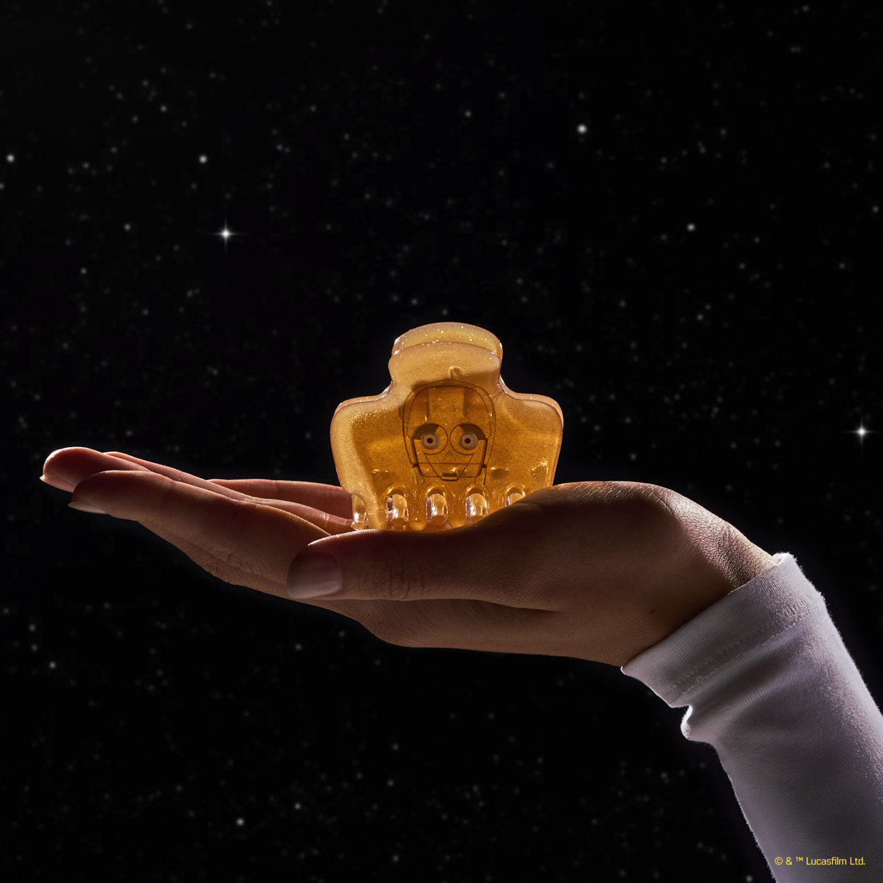 Star Wars™ & Kitsch Glitter Cloud Clip in C-3PO - Image 4
