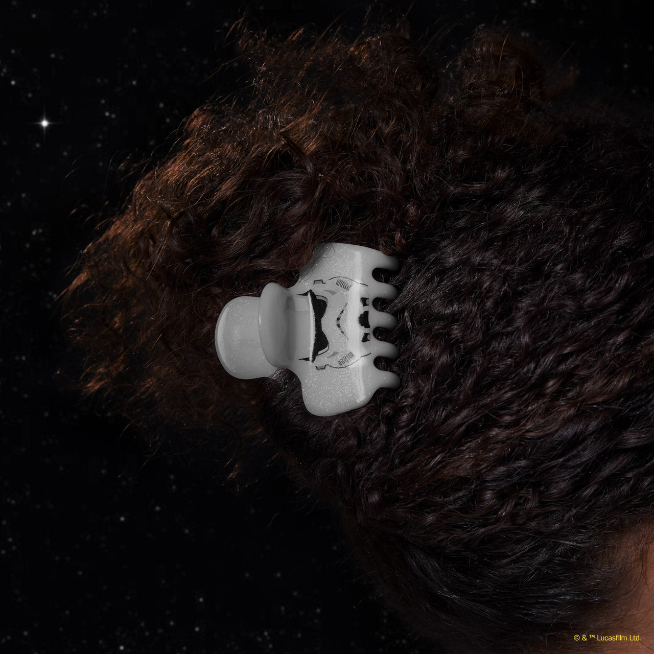 Star Wars™ & Kitsch Glitter Cloud Clip in Stormtrooper - Image 3