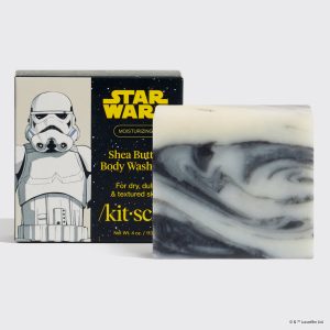 Star Warsâ„¢ & Kitsch Shea Butter Moisturizing Solid Body Wash - Stormtrooper Swirl