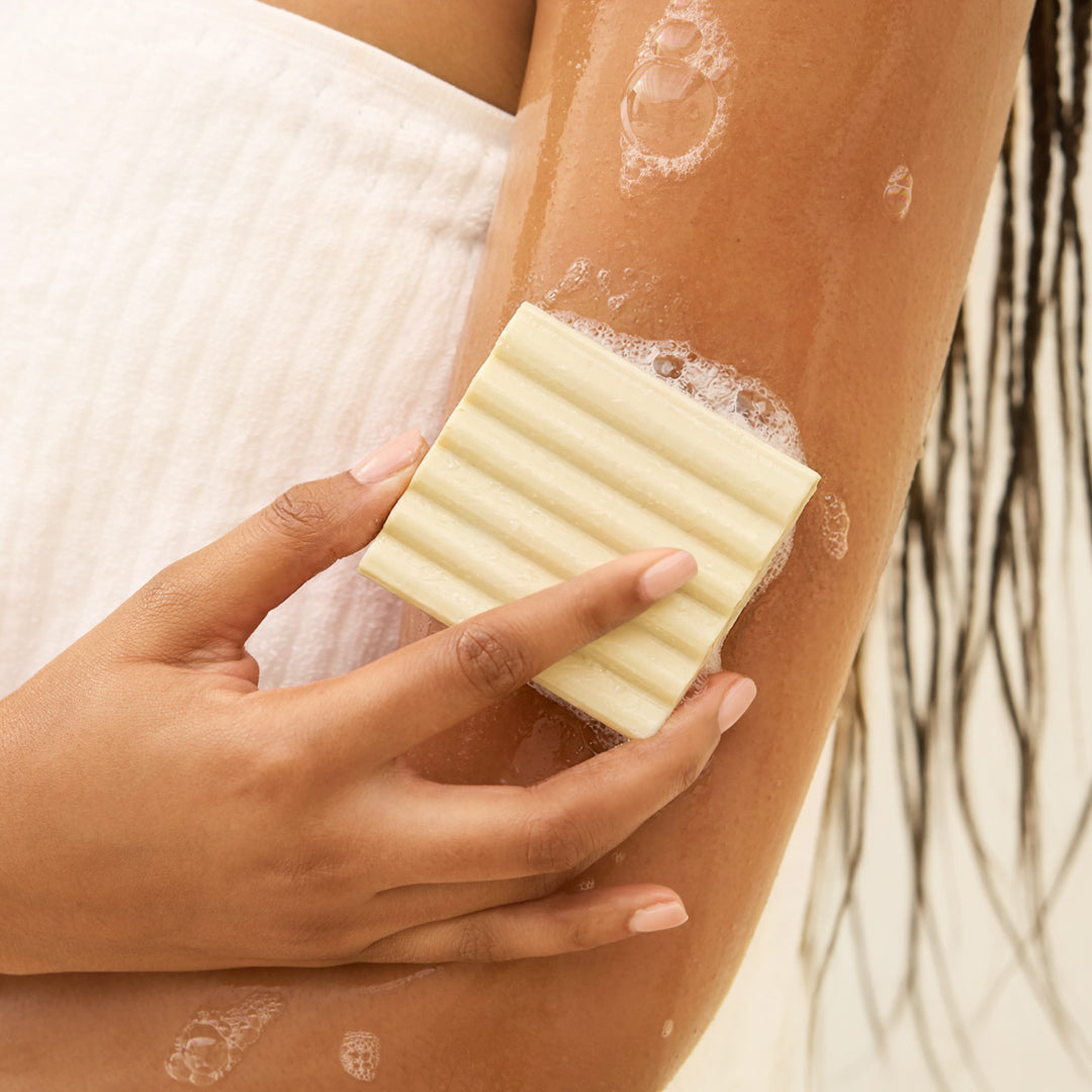 Rice Water Protein Restoring Face & Body Wash Bar - Image 5