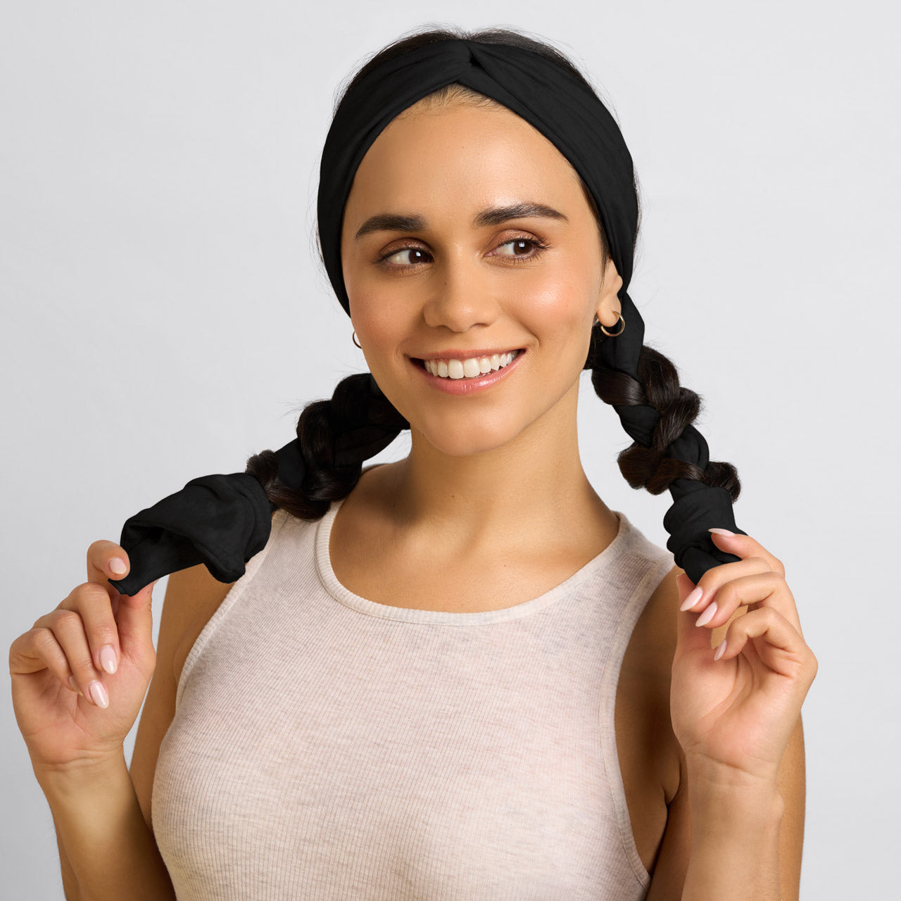 Black Set & Flow Active Curling Headband - Image 3