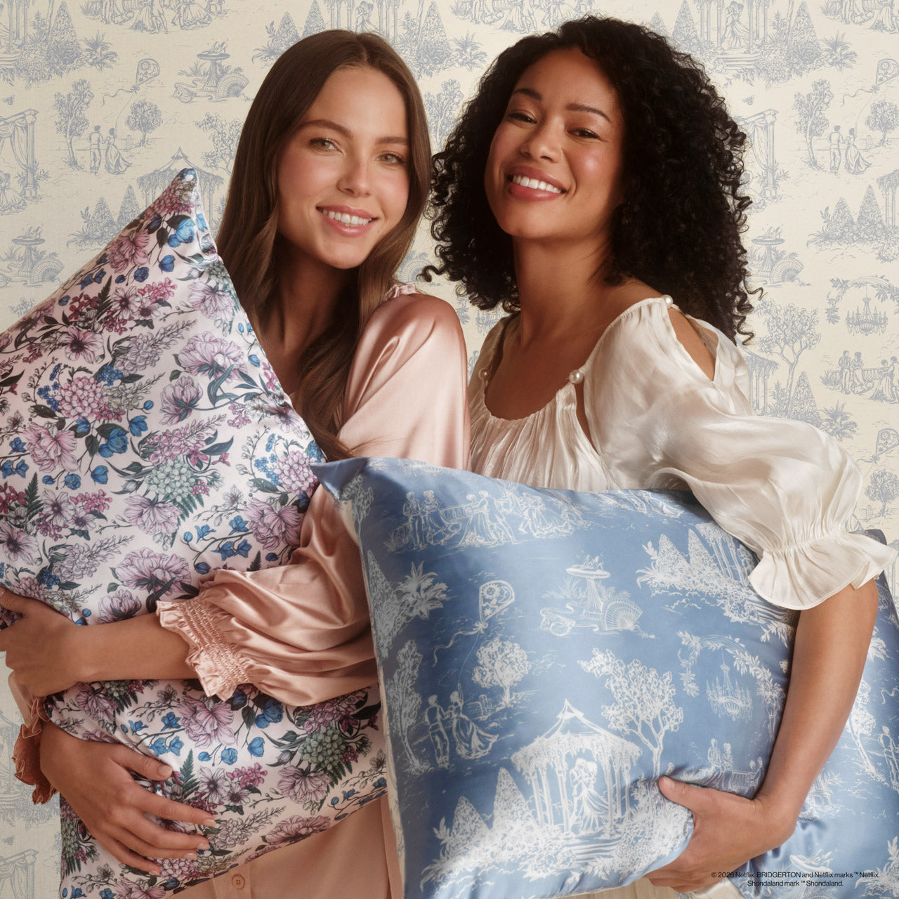 Bridgerton x Kitsch Satin Pillowcase in Wisteria - Image 6