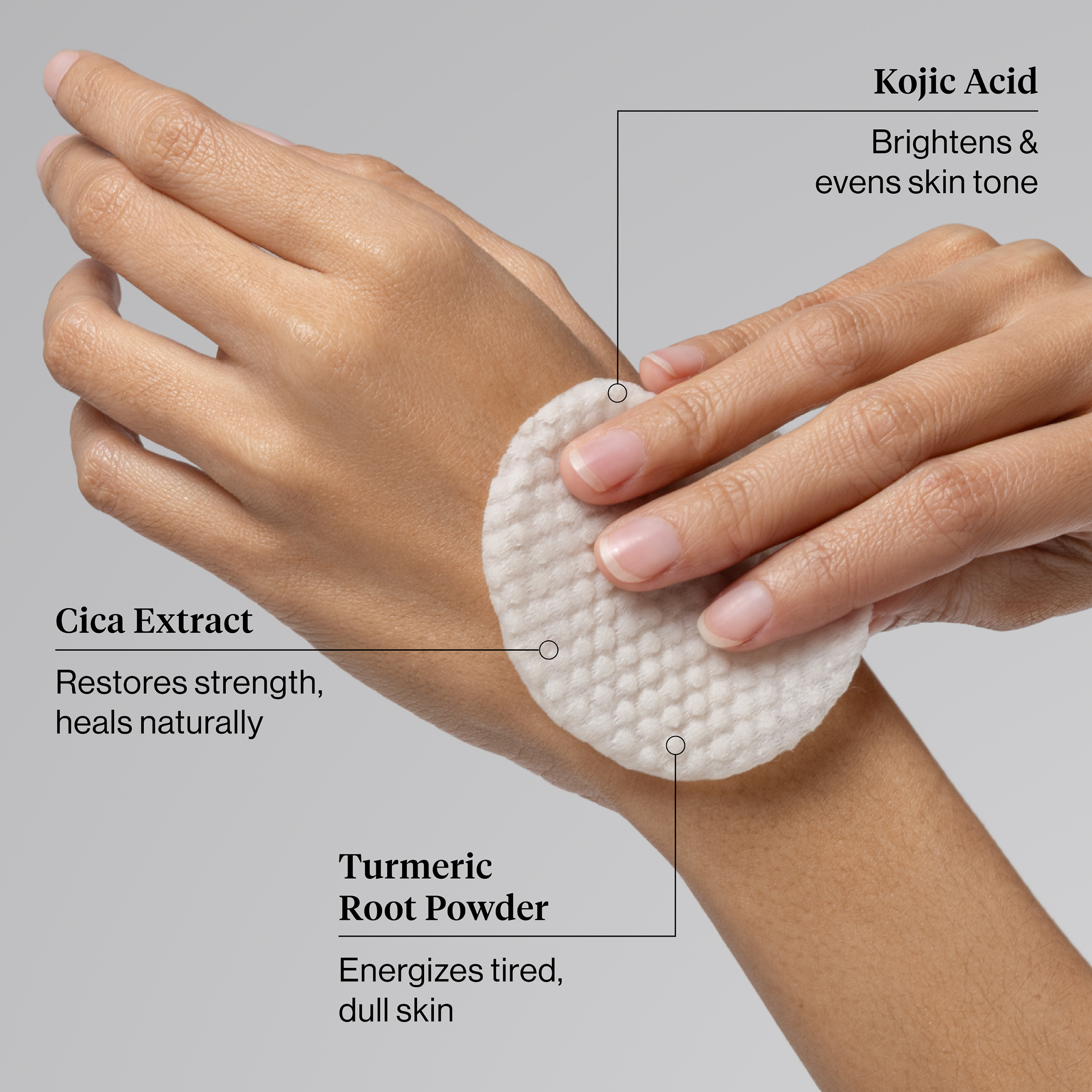Kojic Acid Face & Body Cleansing Pads - Image 2