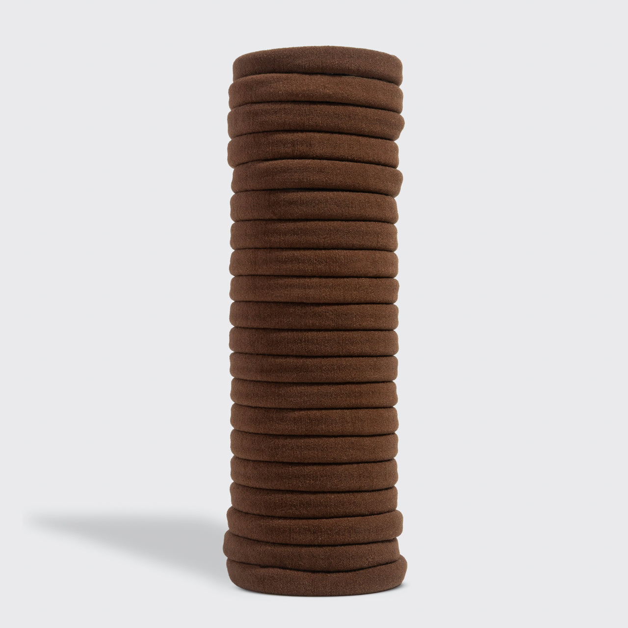 Chocolate Seamless Hair Elastics 20pc Set - Image 4