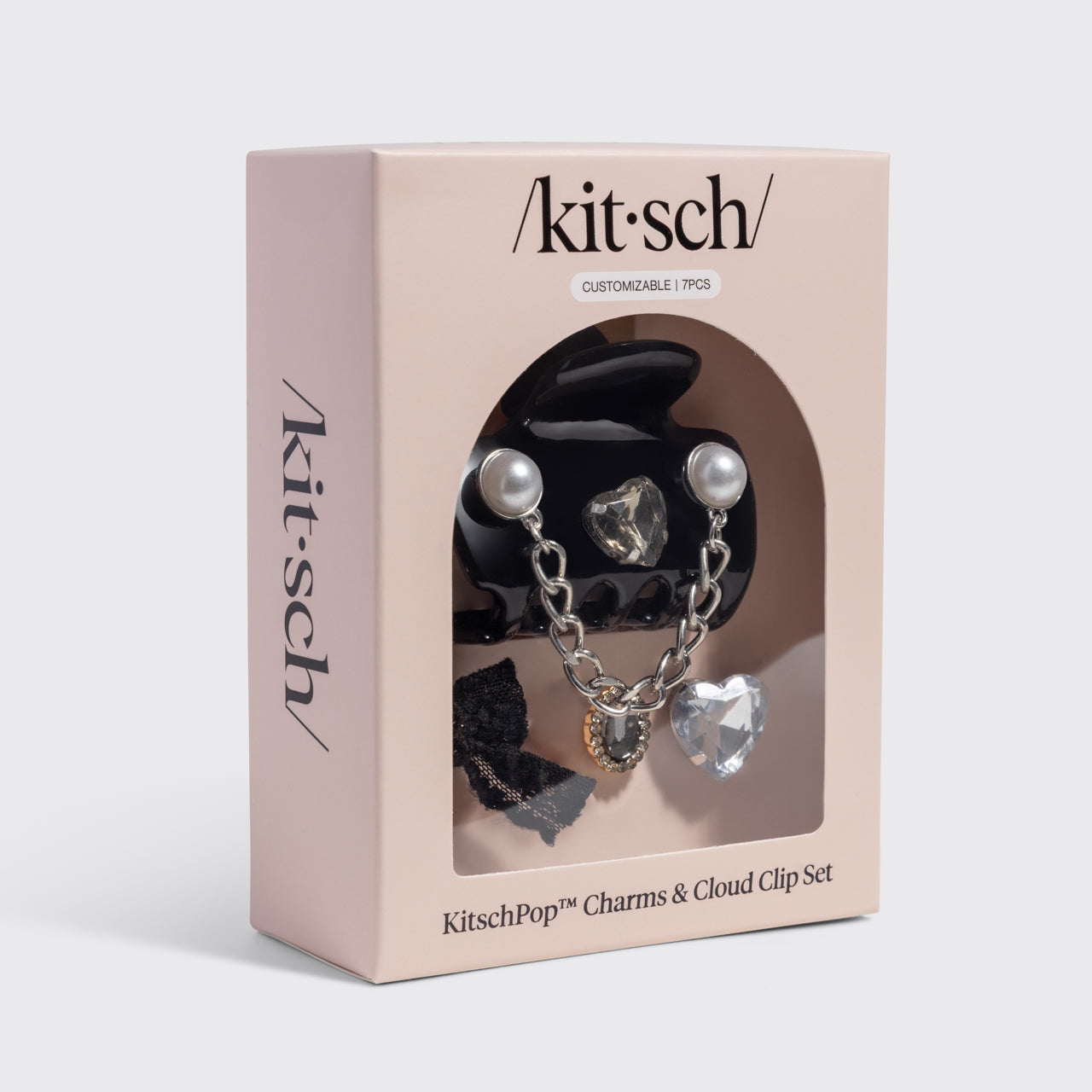 KitschPop™️ Cloud Clip & Charms in Vintage Black - Image 7