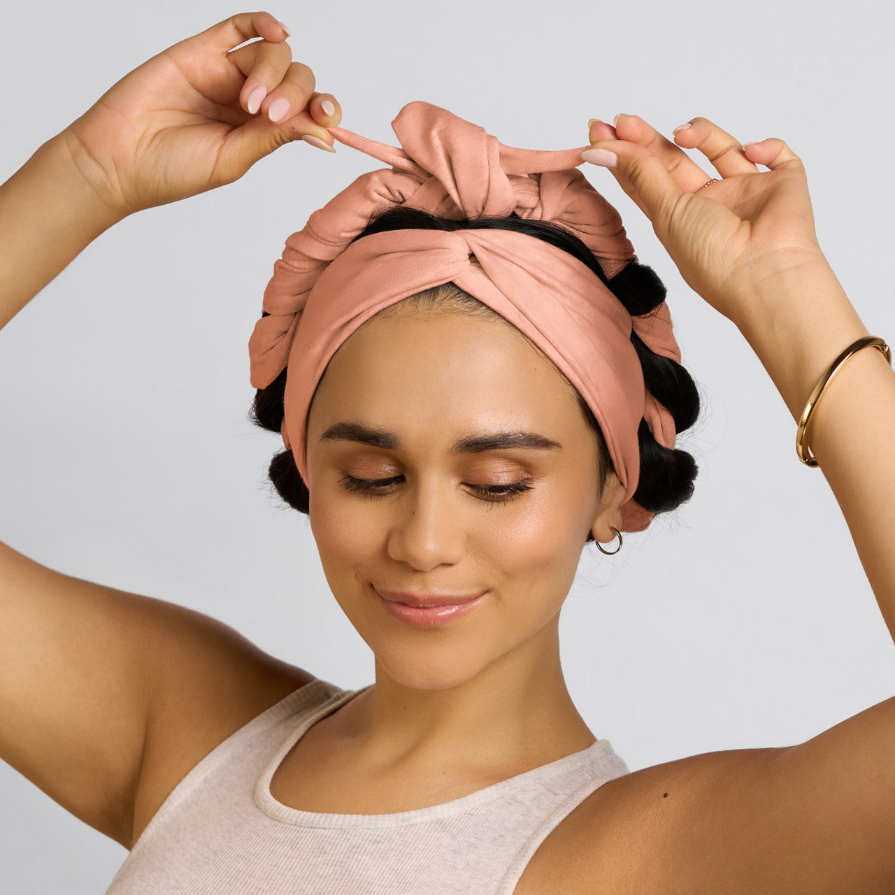 Terracotta Set & Flow Active Curling Headband - Image 2