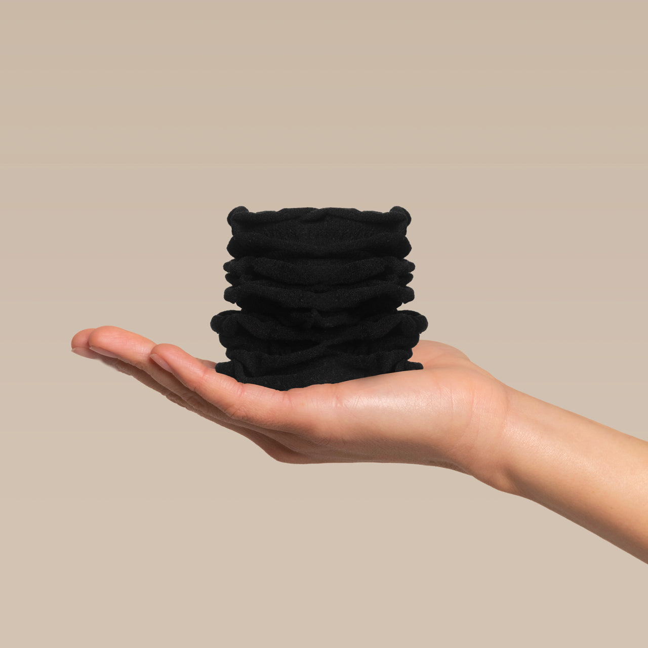 Black Petal Hair Elastics - Image 4