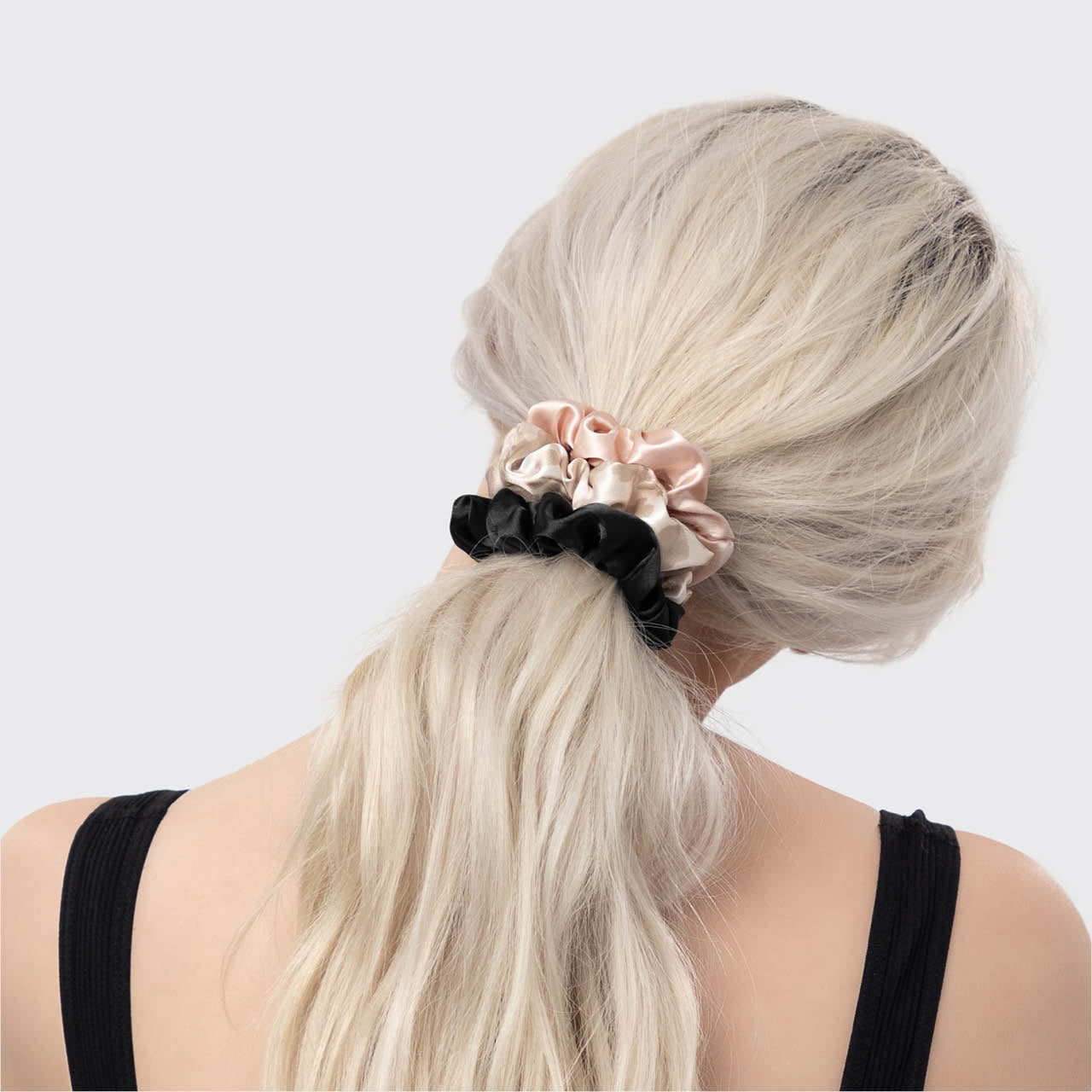 Satin Sleep Scrunchies 5pc Set - Image 3