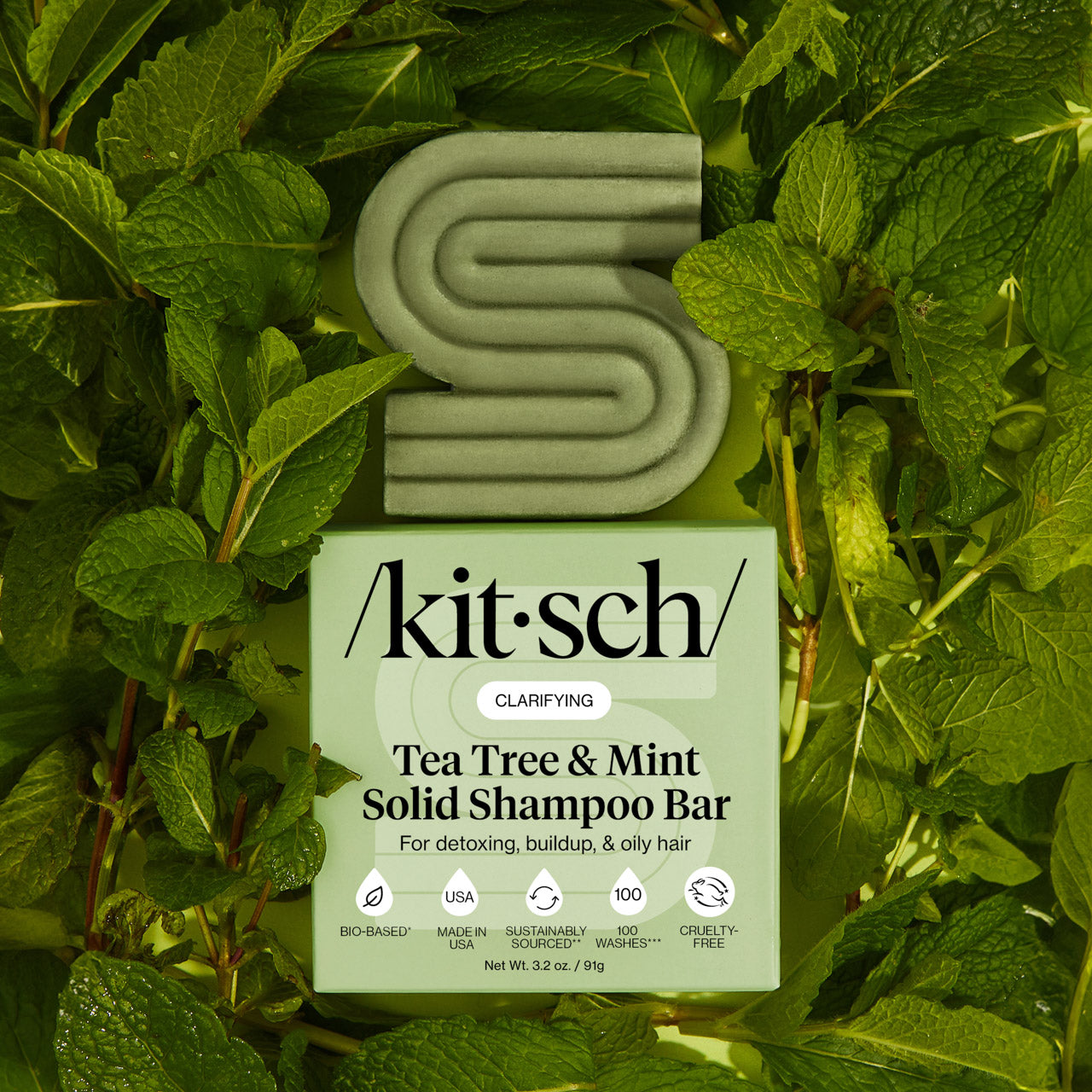 Tea Tree & Mint Clarifying Shampoo Bar - Image 5
