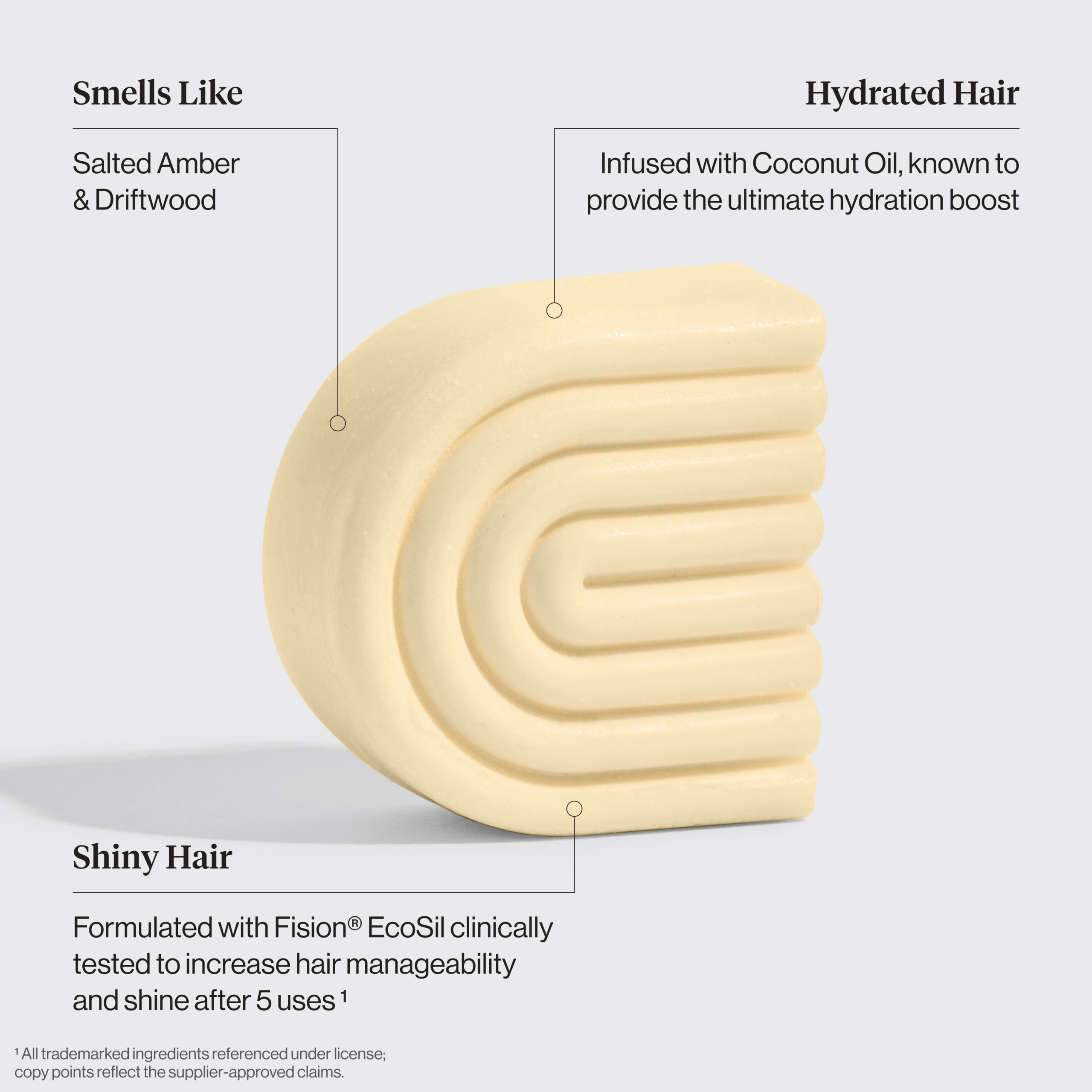 Winter Welcome Kit Coconut Oil Shampoo & Conditioner Bar Combo for Dry Damaged Hair - Image 5