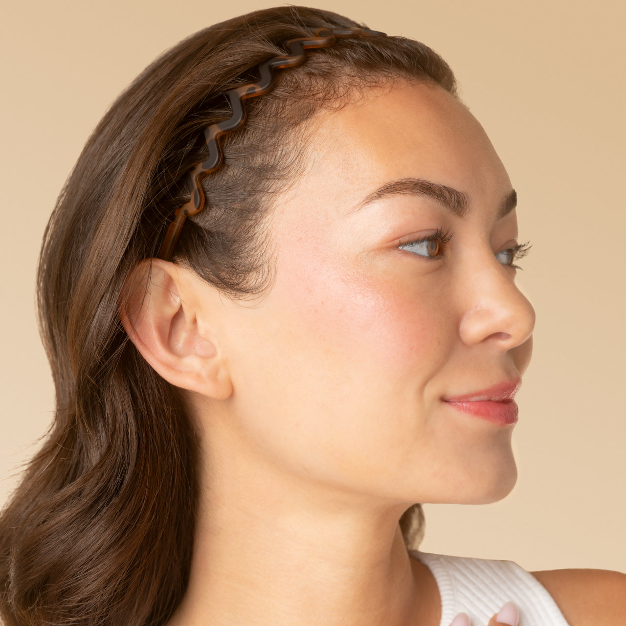 Zig Zag Headband 2pc- Black & Tort - Image 4