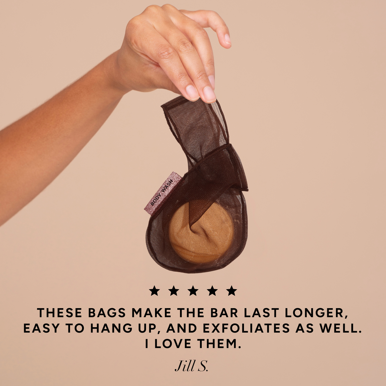 Chocolate Body Wash Bar Bag - Image 2