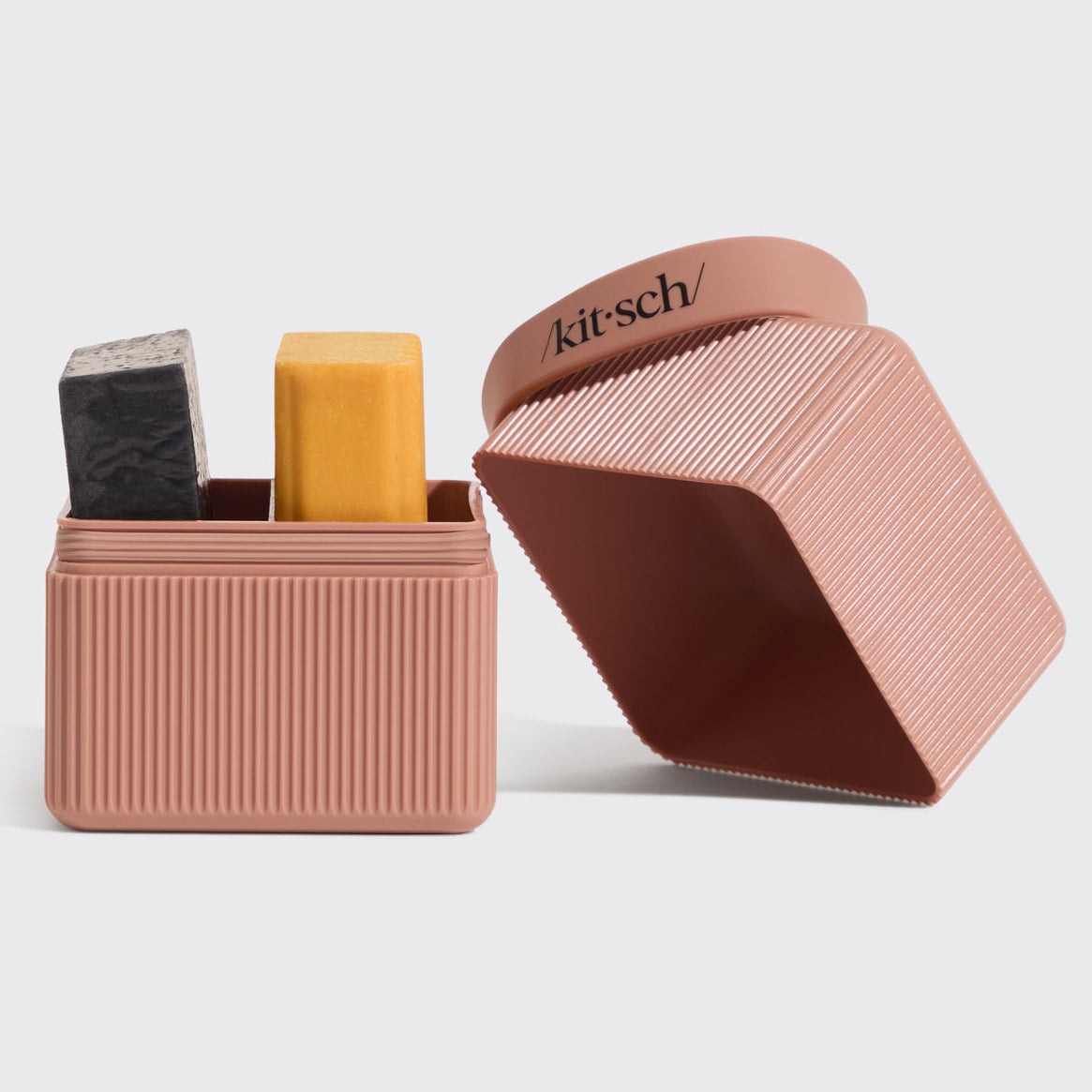 2-Compartment Travel Case - Terracotta - Image 3