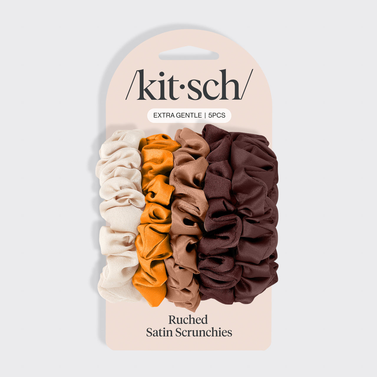 Sedona Satin Petite Scrunchies 5pc Set - Image 5