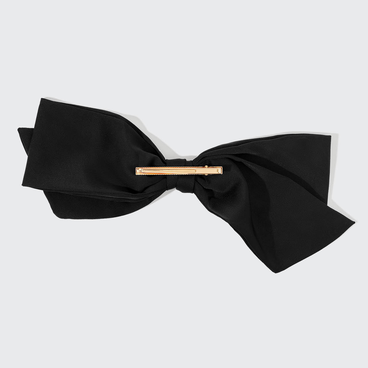 Black Bow Hair Clip - Image 3