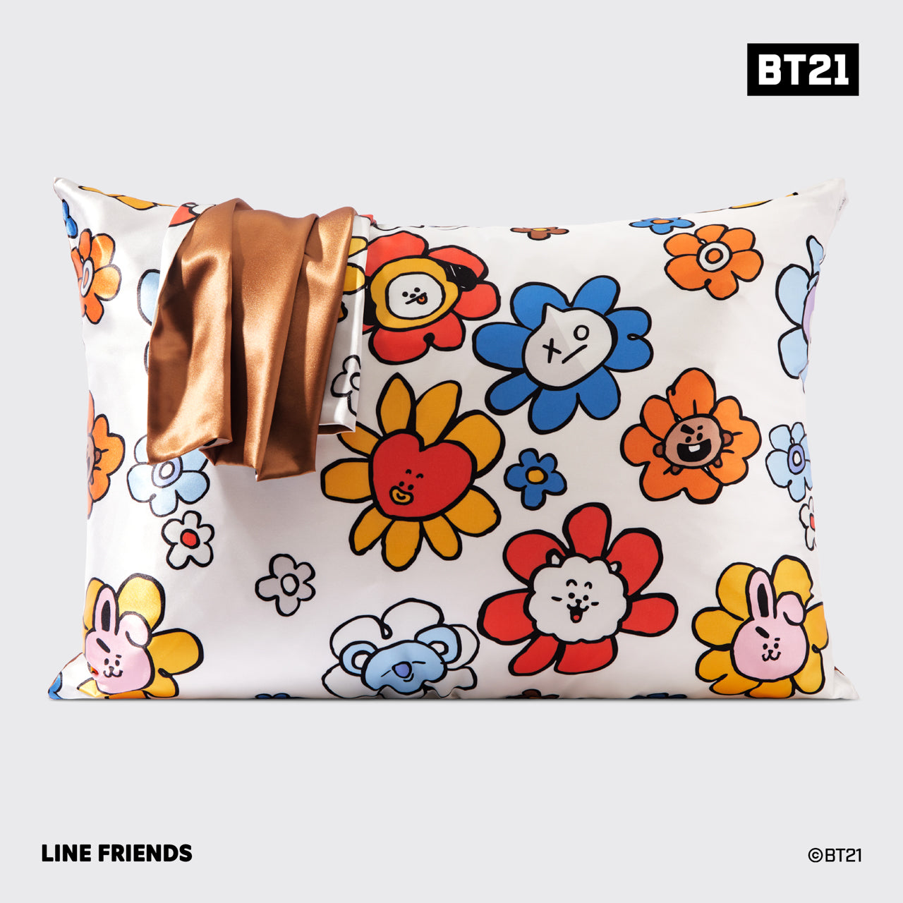 Kitsch x BT21 Satin Pillowcase in SHOOKY - Image 2