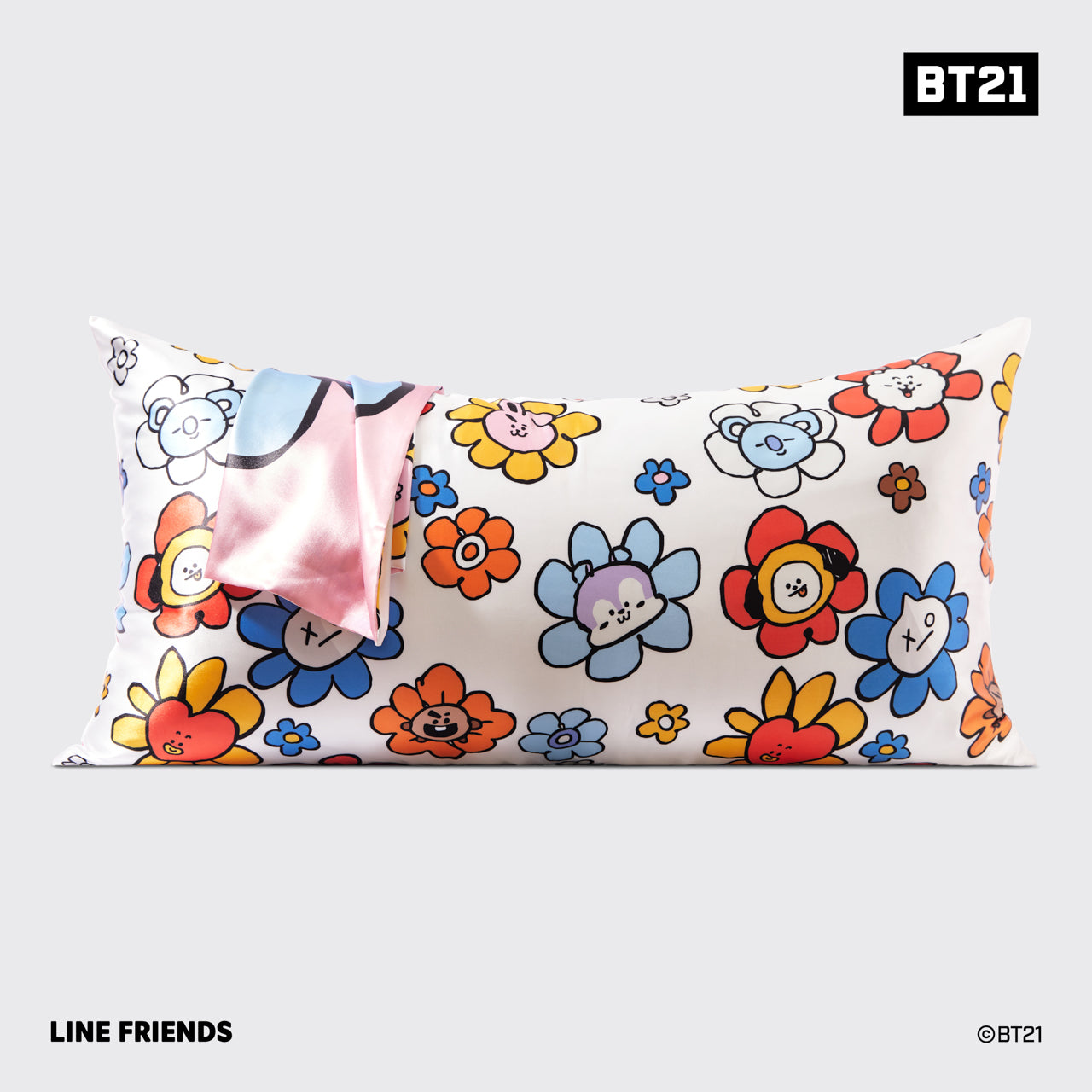 Kitsch x BT21 Satin Pillowcase in COOKY - King - Image 2