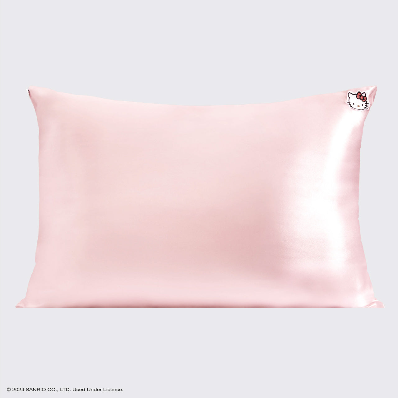 Kitsch x Hello Kitty Satin Pillowcase in Pink Hello Kitty Face - Image 4