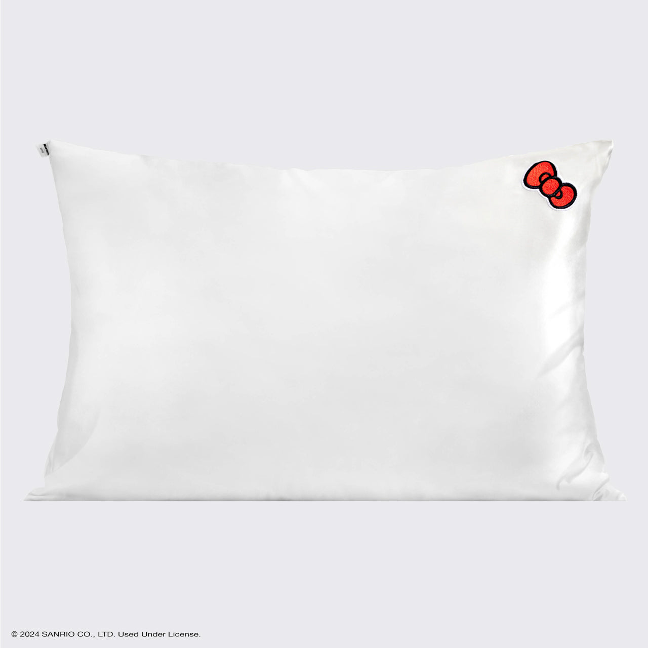 Kitsch x Hello Kitty Satin Pillowcase in Ivory Kitty Bow - Image 4