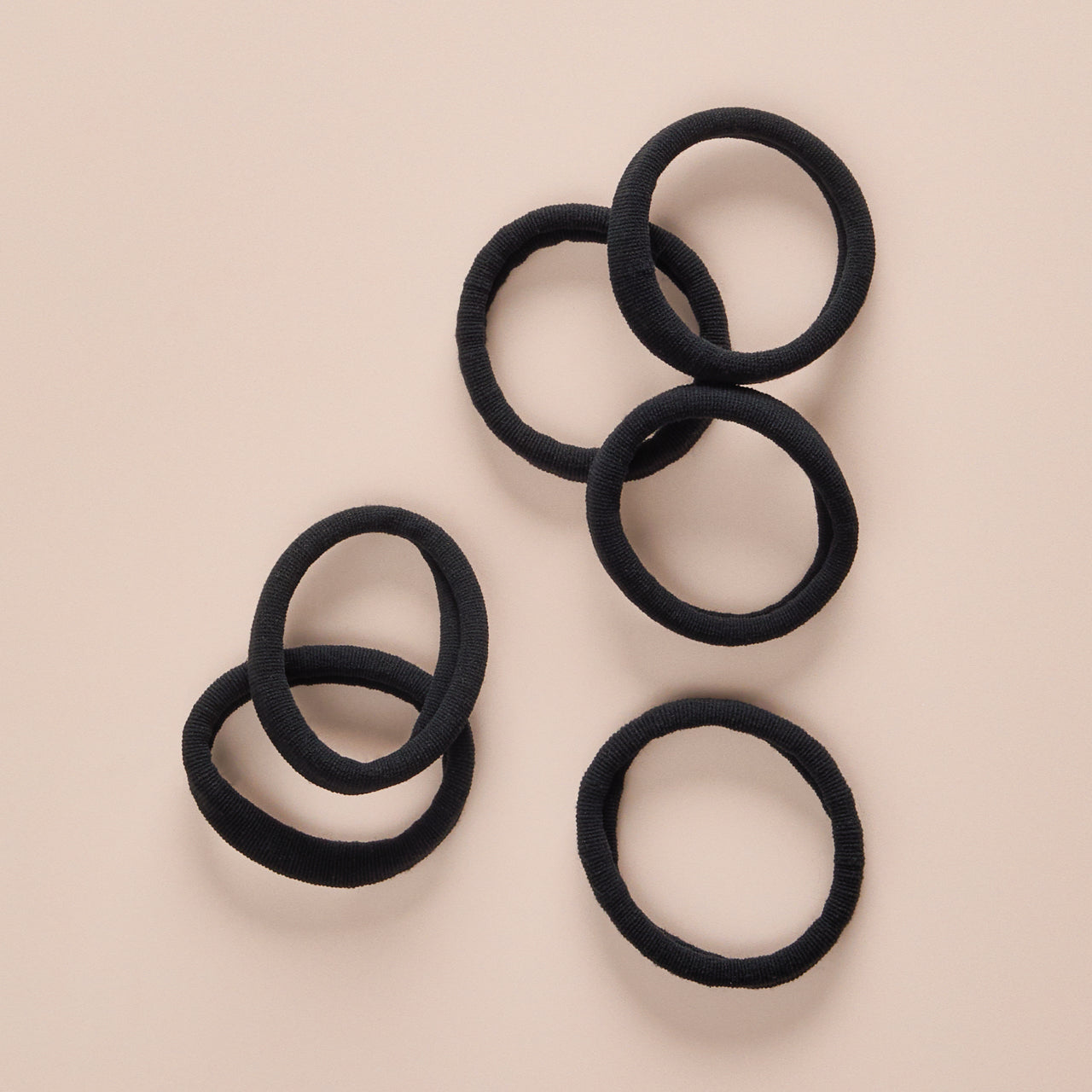 Black Thick Elastics 6pc Set - Image 5