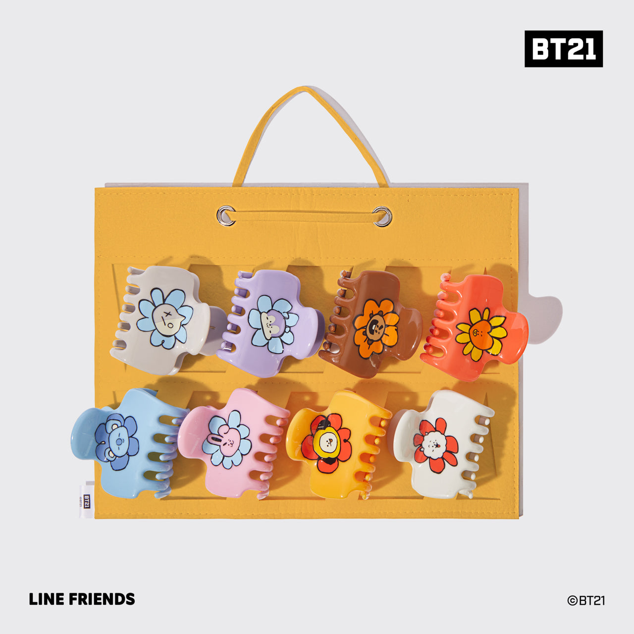 BT21 x Kitsch Claw Clip Organizer - Image 2
