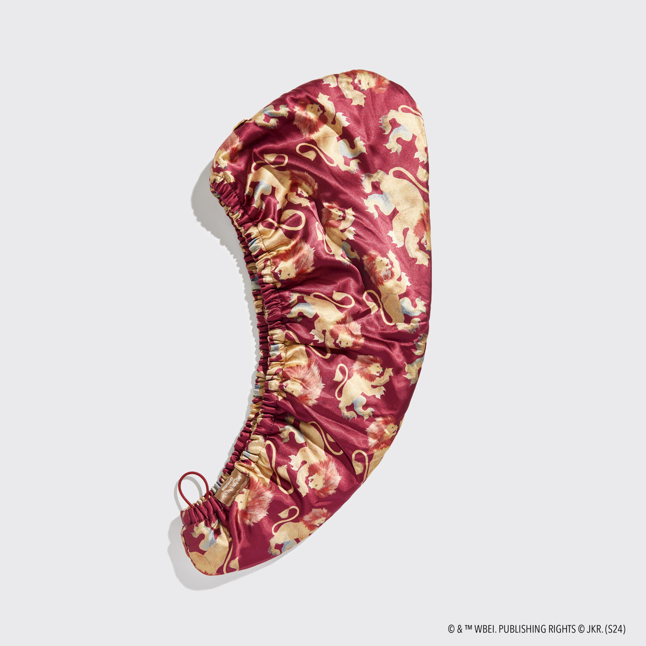 Kitsch x Harry Potter Satin Wrapped Hair Towel in Gryffindor - Image 3