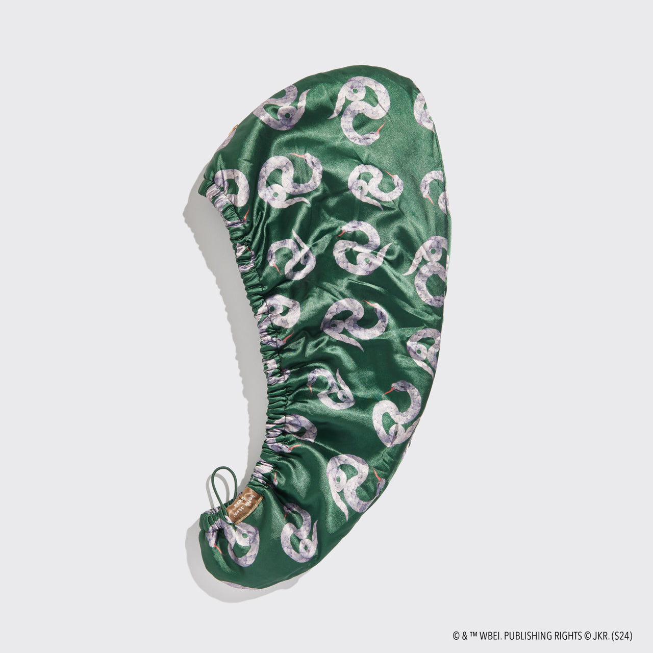 Kitsch x Harry Potter Satin Wrapped Hair Towel in Slytherin - Image 3
