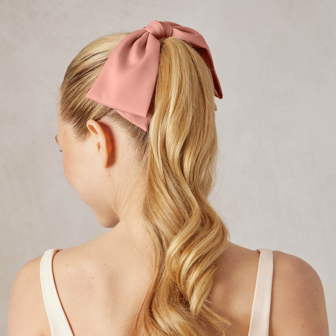 Rosewood Bow Hair Clip - Image 4