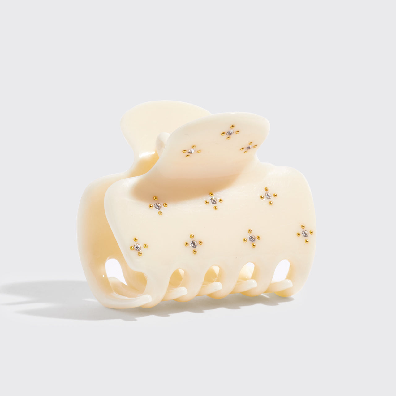 Ivory Rhinestone Cloud Claw Clip - Image 4