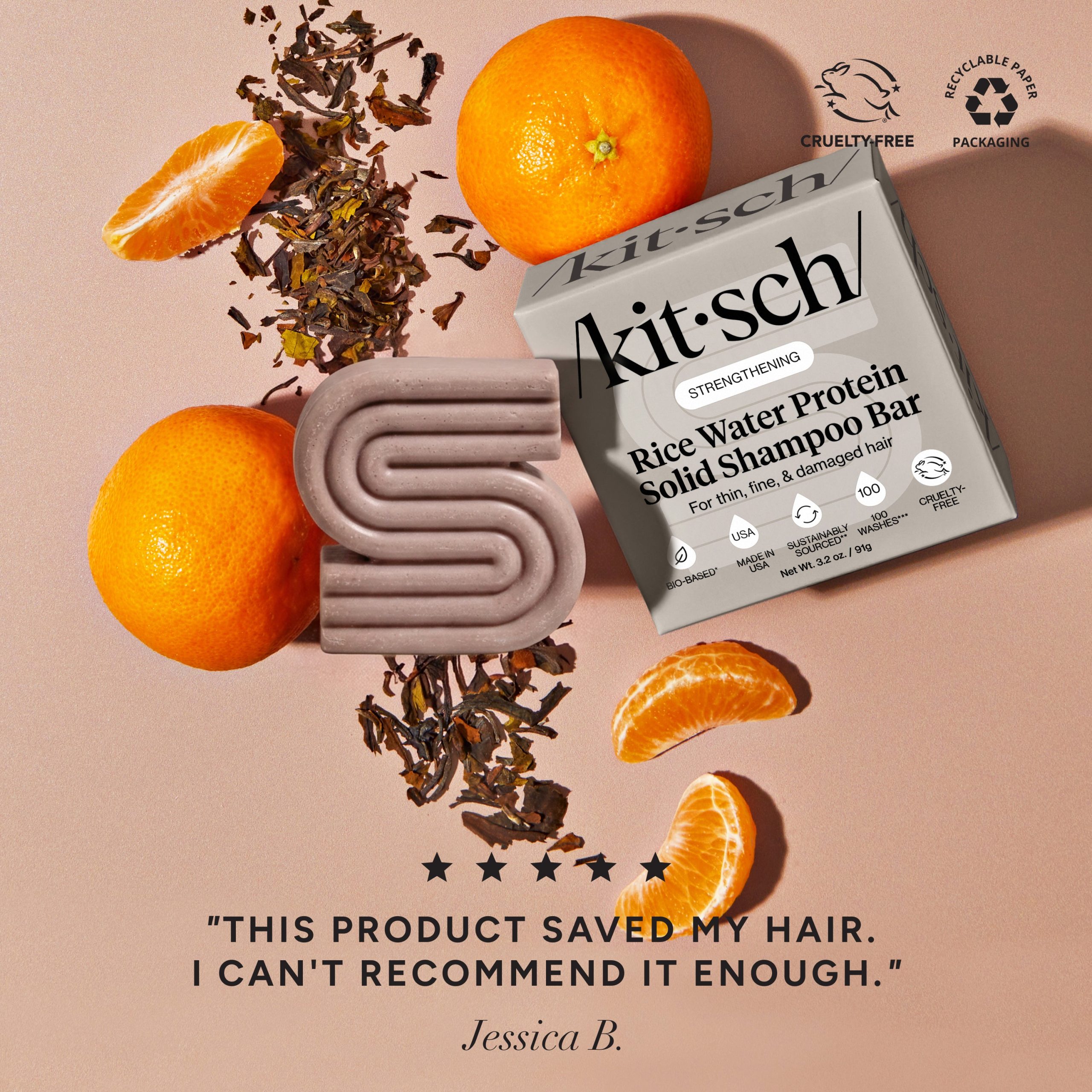 Leave In Conditioner & Rice Water Shampoo + Conditioner Bundle - Image 2
