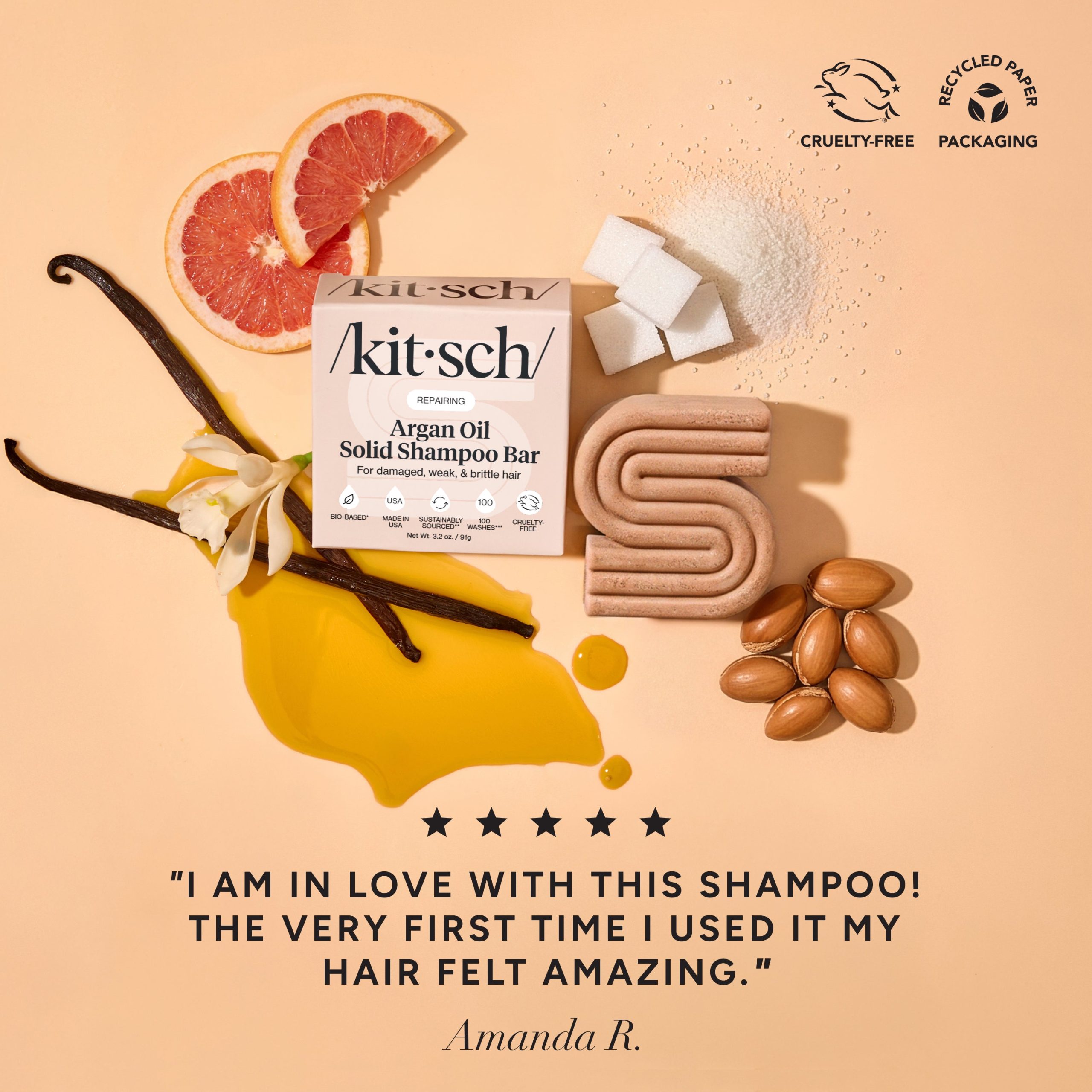 Repairing Argan Oil Shampoo Bar - Image 2