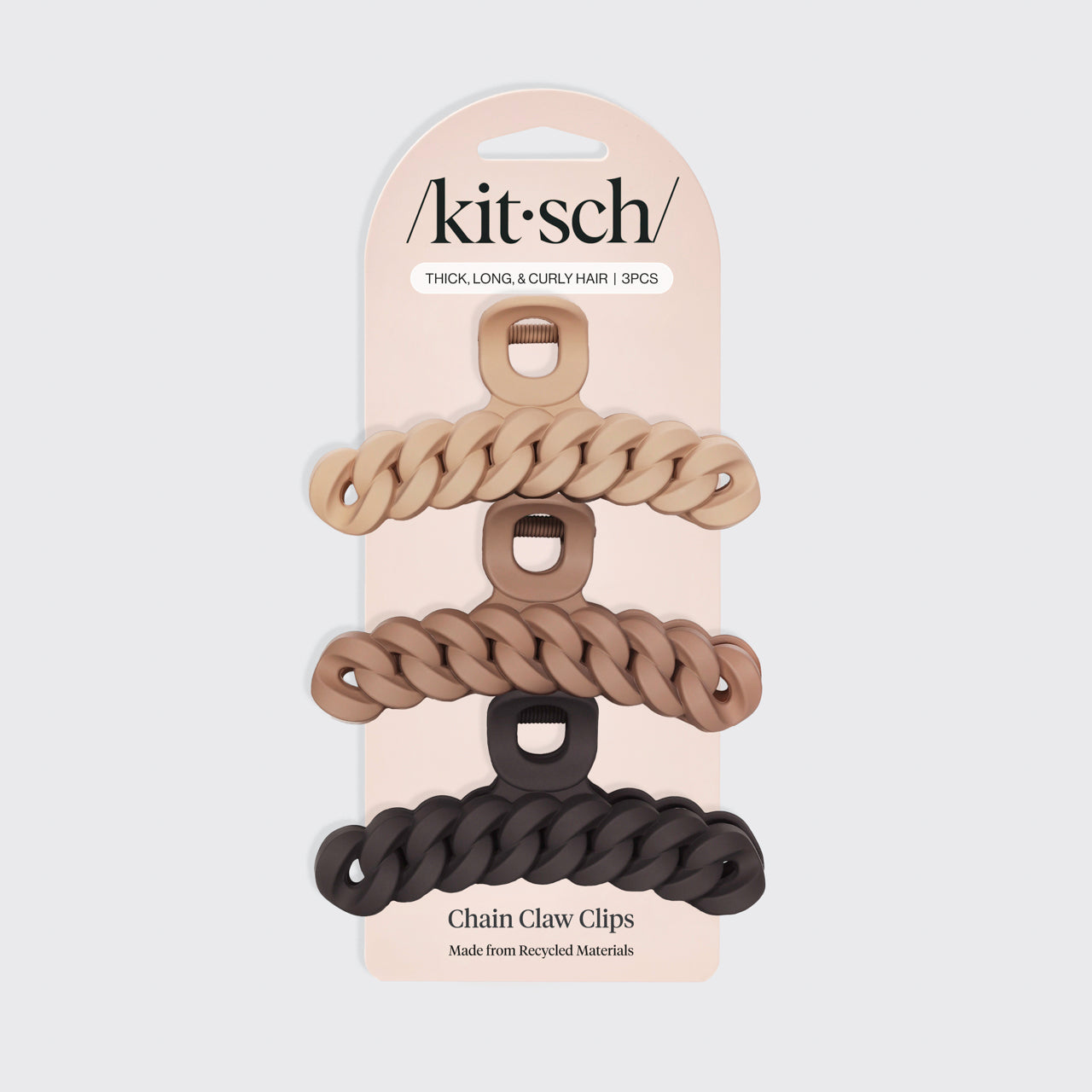Neutral Chain Claw Clips 3pc Set - Image 4
