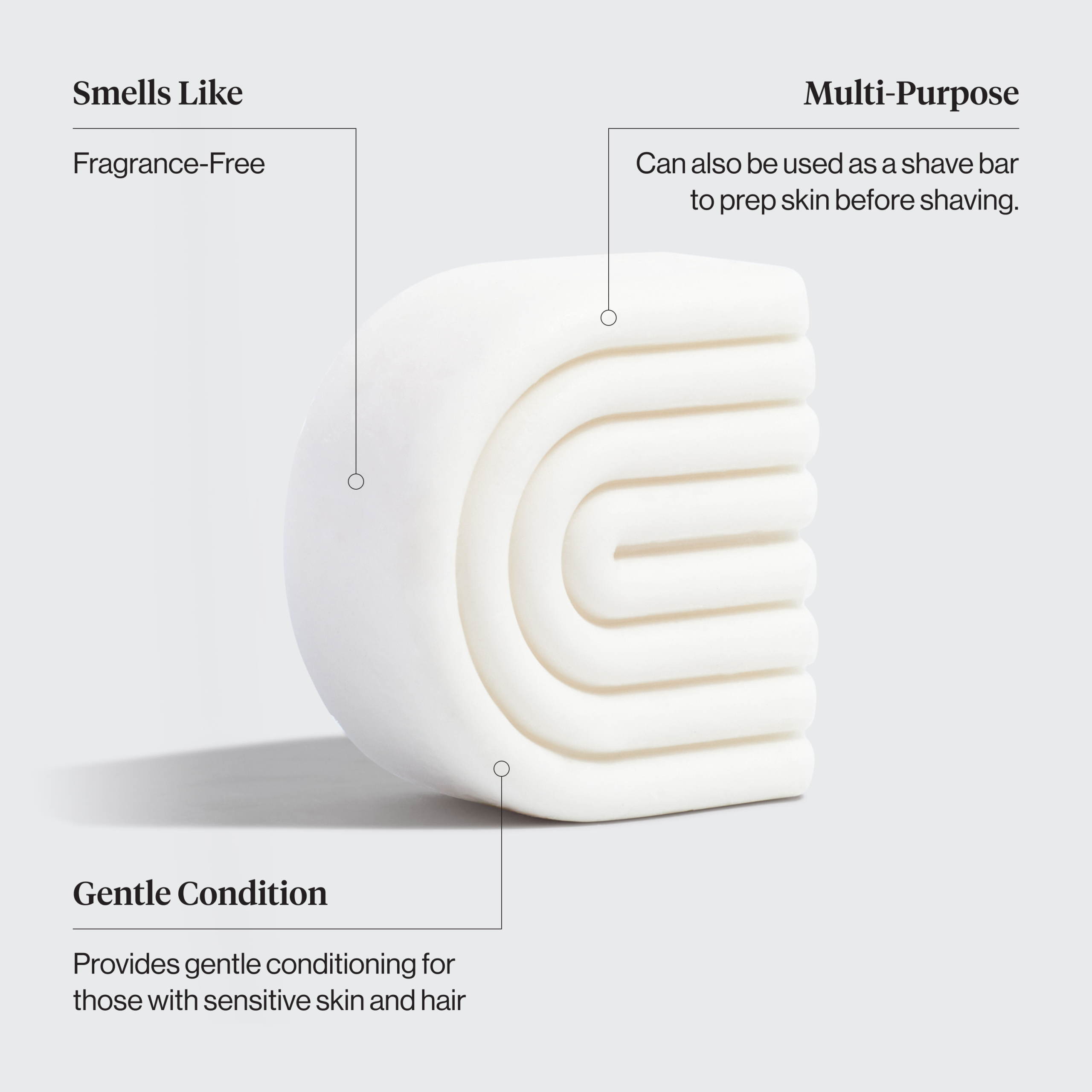 Ultra Sensitive Shampoo & Conditioner Bar Combo - Image 4
