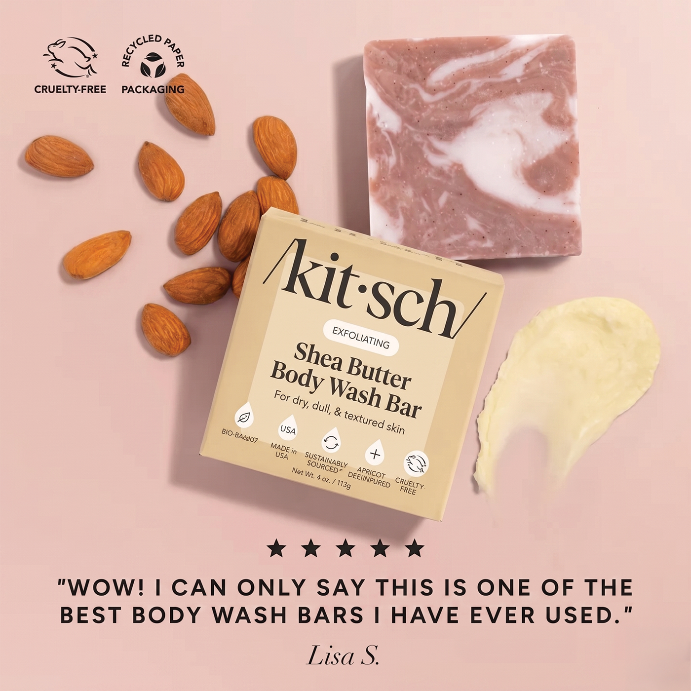 Shea Butter Exfoliating Body Wash - Image 2