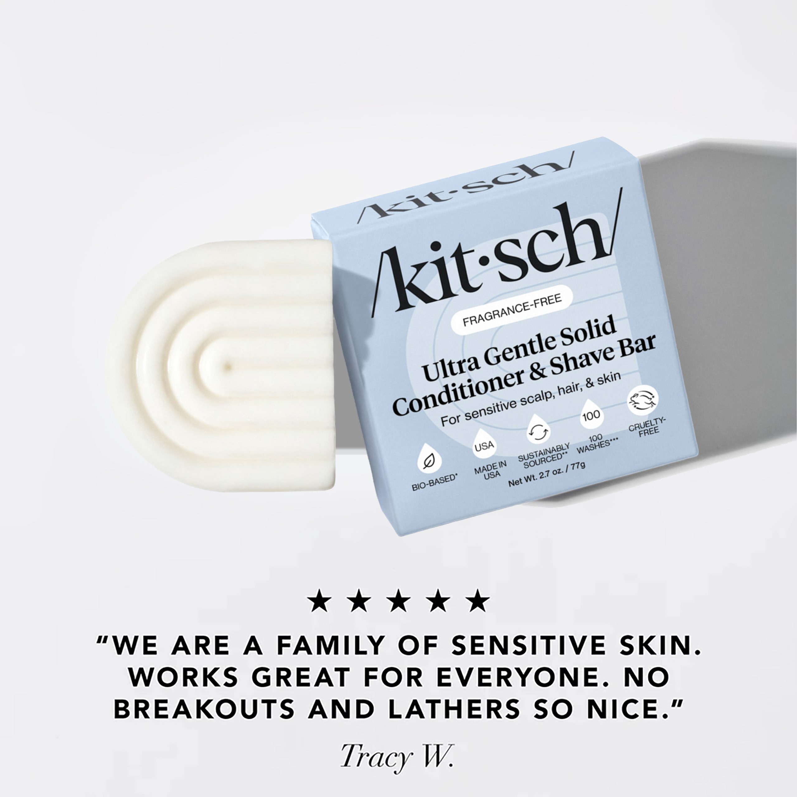 Ultra Sensitive Shampoo & Conditioner Bar Combo - Image 3