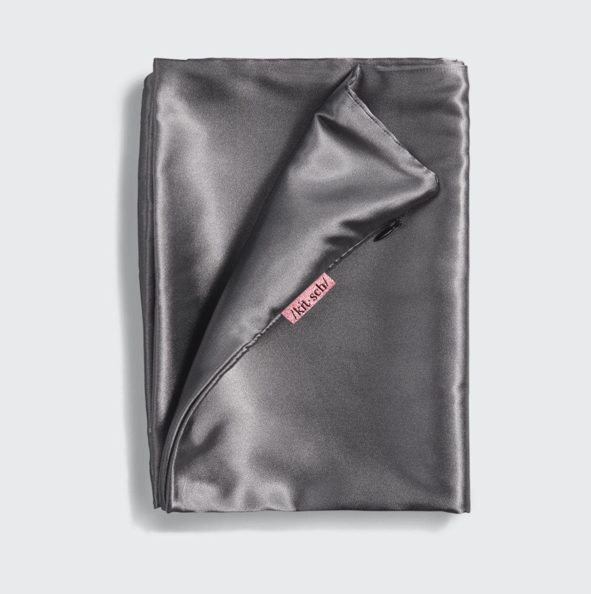 Satin Pillowcase in Charcoal - Image 4
