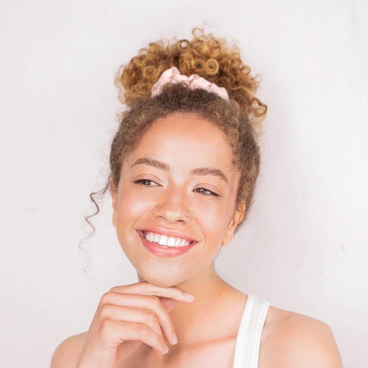 Satin Sleep Scrunchies - Blush - Image 2